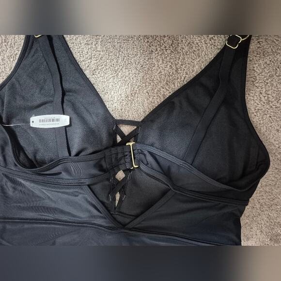 Adore Me | NWT | Black One-Piece Swimsuit | Size 2X - Picture 5 of 14